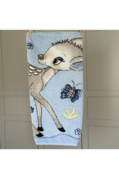 Victorino Cocolino fluffy blanket with deer