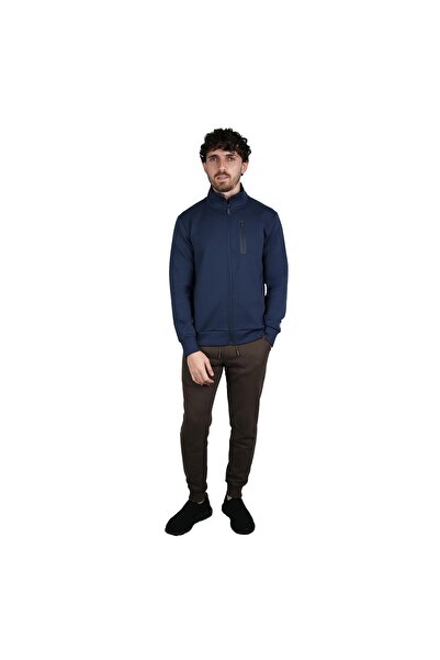 Giordano Men’s Interlock Slim Fit Full-Zip Knit Jacket