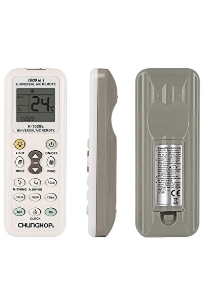 Generic K-1028E Universal A/C Air Conditioner Remote Control for LG Gree Midea Toshiba Haier Daikin Hitachi