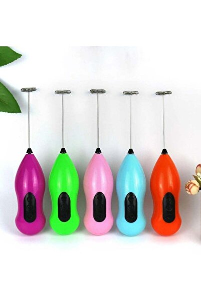 Generic مقبض خفق البيض الكهربائي من دبي جاليري، خلاط صغير لخفق مشروبات القهوة...