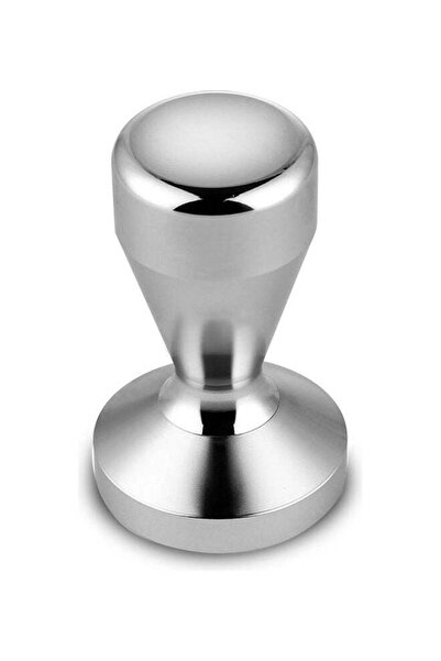 Generic Coffee Tamper Espresso Tamper Stainless Steel Bean Press Silver 8.20*4.20*5.50cm