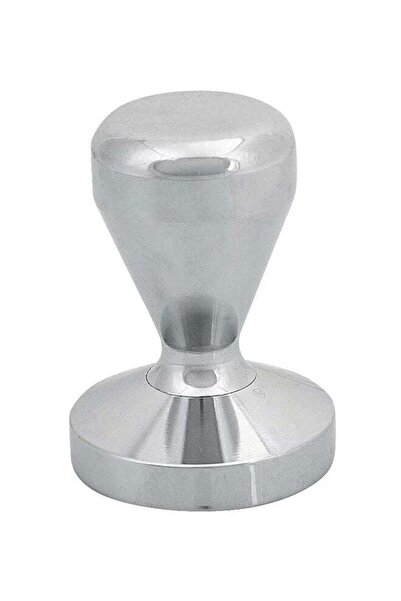Generic Coffee Bean Powder Tamper With Hammer Pressure Bar Silver 51mm