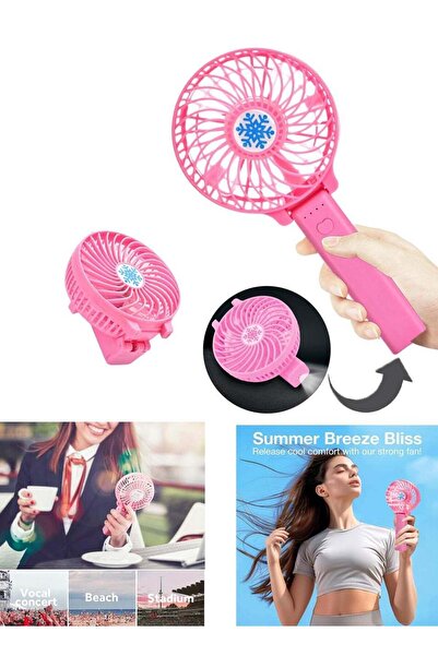 Generic Portable Handheld Fan, Powerful and Durable Mini Table Fans, 3-Speed Control, With Super Quiet Moto