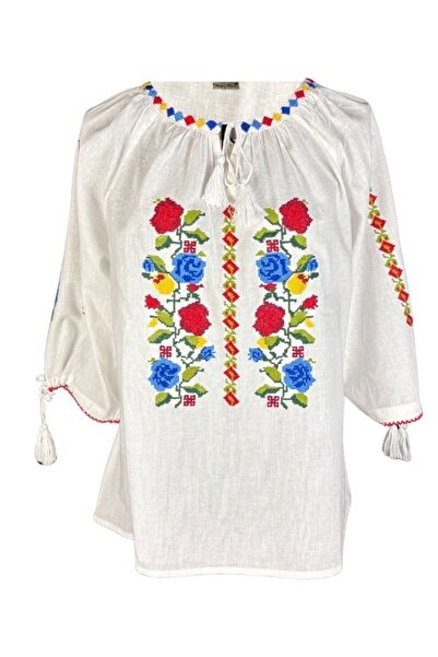 rody's forever CPF girls' blouse, white/yellow , 10 years old, 130 cm