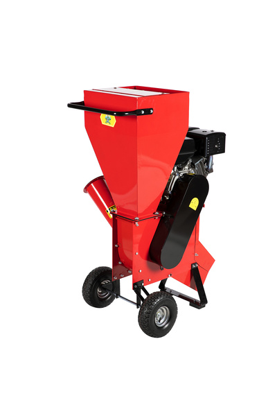 micul fermier Little Farmer branch shredder, Ø100mm, 15HP petrol engine, electric start, vertical feed for sawdust