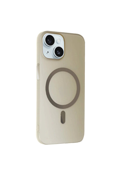 Twin Store غطاء آيفون 15 تونا PC Slim Magsafe - رمادي تيتان