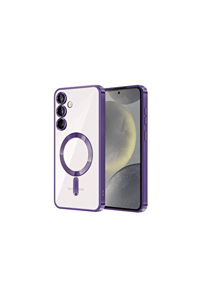 Twin Store غطاء حماية مغناطيسي لجهاز Galaxy S23 من كروس - بنفسجي