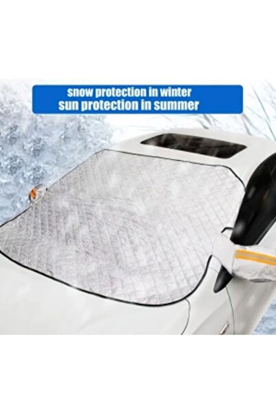 No branded Husă de protecție pentru parbriz și oglinzi auto – anti-zăpadă, anti-îngheț și parasolar