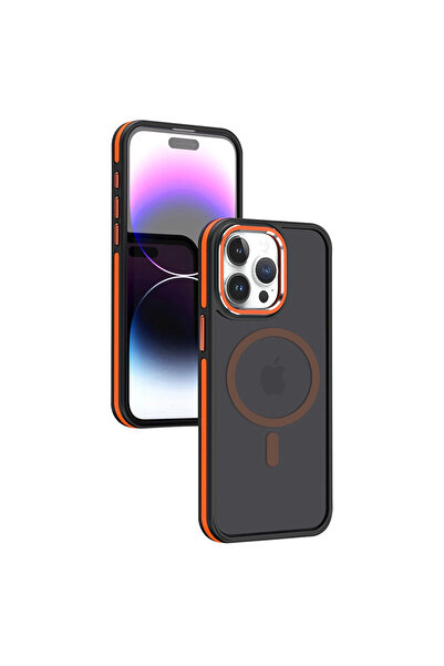 Najmaddin غطاء جوكو آيفون 15 برو ماكس وينر ماج سيف - برتقالي