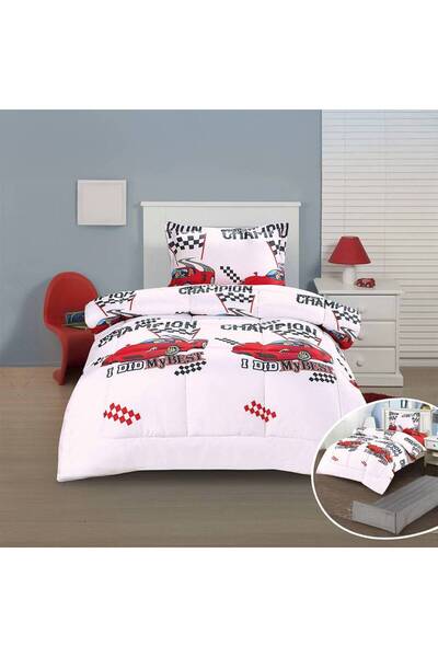 NİCE Kids Summer Duvet Set Sky Flowers 3-piece 150×220 cm