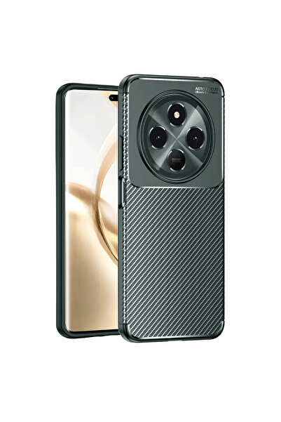 Twin Store حافظة تكنو سبارك 30 ذات غطاء كربوني بتركيز تلقائي - أخضر داكن