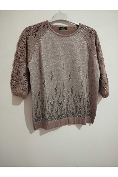 anne moda ankara Superior Quality, Standard Size, Capri Sleeves, Cotton-Acrylic Blend, Stylish, Knitwear Sweater/Blouse