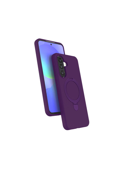 Najmaddin غطاء سامسونج جالاكسي A17 5G ريجال مع حامل ماج سيف - بنفسجي غامق