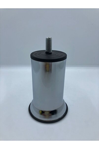 KARAKOÇ METAL, KROM 10 CM İNCE DİŞ (M8 VİDALI) KOLTUK,BAZA,DOLAP MOBİLYA AYAĞ...