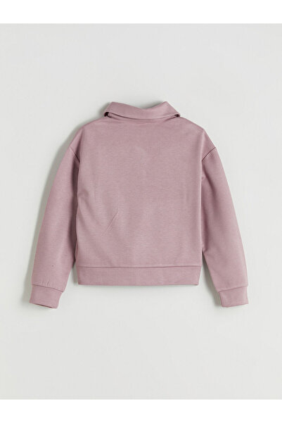 LC Waikiki Polo Neck Girls' Sweatshirt and Sweatpants