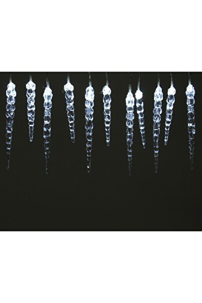 OEM Icicle Christmas Lights, 20 White LEDs, Outdoor
