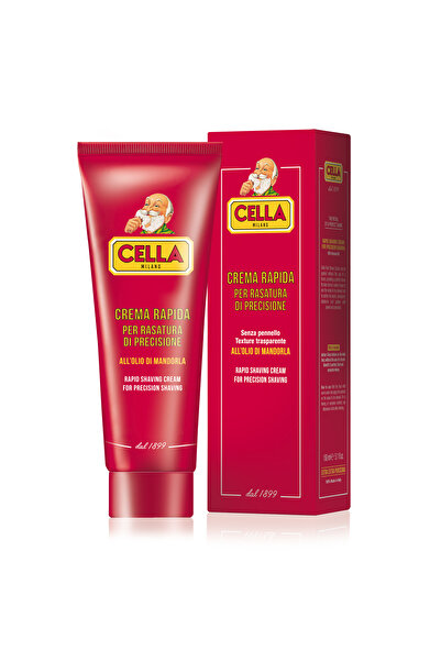 Cella Milano Shaving Cream (Rapid) with Almond Oil 150ml