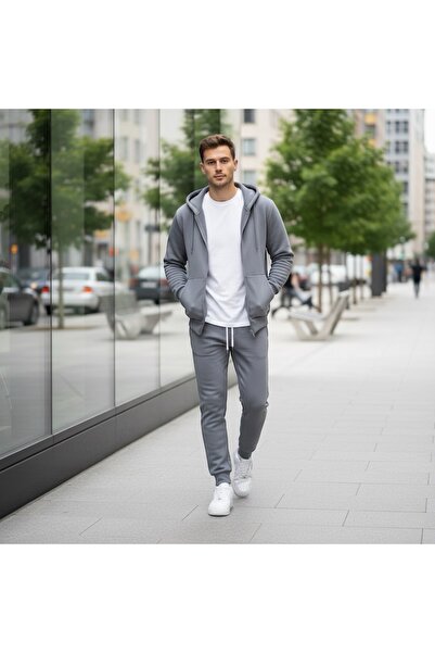 Pablomoda Three Thread Cardigan-Sweatpants Set of 2