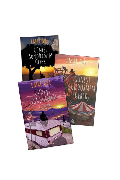 Ephesus Yayınları ( Ciltli ) Güneşi Söndürmem Gerek Emre Gül 3 Kitap Takım