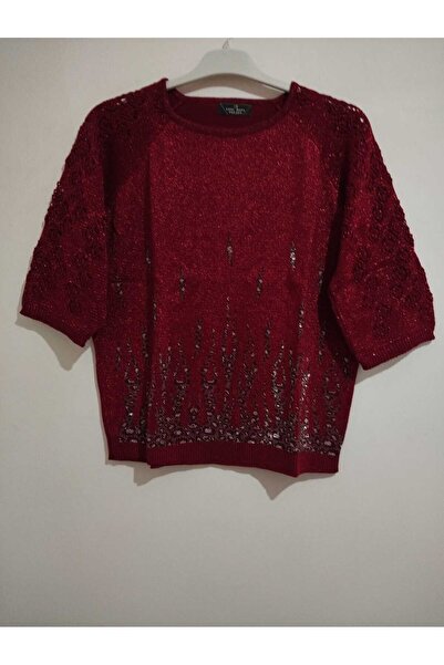 anne moda ankara Superior Quality, Standard Size, Capri Sleeves, Cotton-Acrylic Blend, Stylish, Knitwear Sweater/Blouse