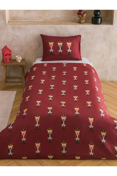 LC Waikiki Renkli̇mağazadan Bear Teddy B Printed Single Duvet Cover Set