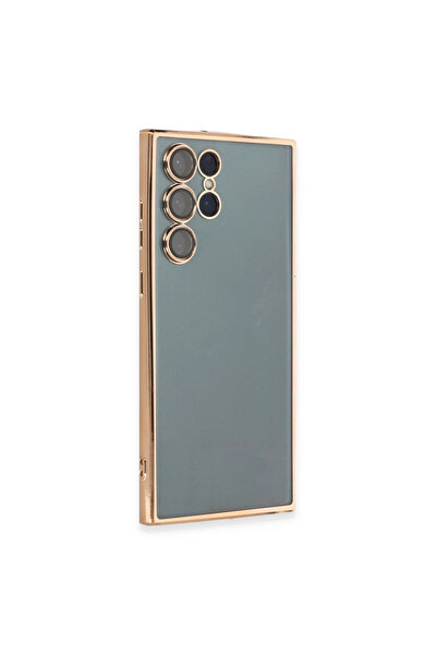 Twin Store حافظة سيليكون للكاميرا لجهاز Galaxy S22 - ذهبي