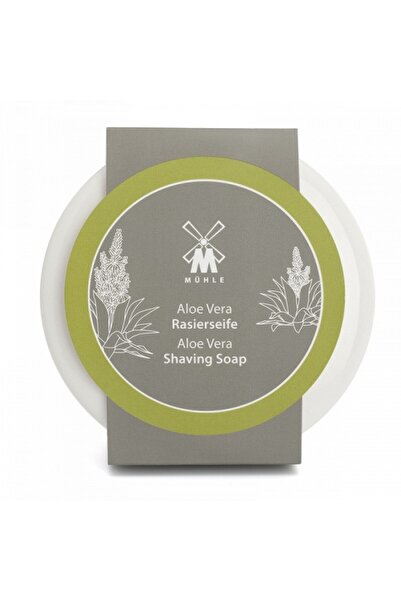 Muehle Aloe Vera shaving soap in porcelain bowl 65g