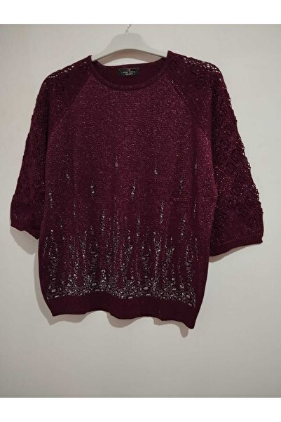 anne moda ankara Ανώτερης ποιότητας, Στάνταρ μέγεθος, Μανίκια Κάπρι, Μείγμα βαμβακιού-ακρυλικού, Κομψό, Πλεκτό πουλόβερ/μπλούζα