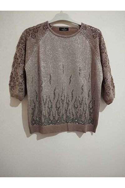 anne moda ankara Superior Quality, Standard Size, Capri Sleeves, Cotton-Acrylic Blend, Stylish, Knitwear Sweater/Blouse