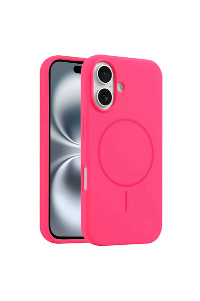 Hsc bilişim غطاء جوكو آيفون 16 بلس جولي ماج سيف - وردي