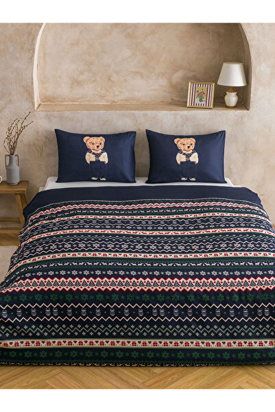 LC Waikiki Stylish Choices from Esvab Clothing | Bear Teddy Printed Double Duvet Cover Set