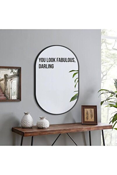 Hediyeni Al ملصق تزيين مرآة - تبدو رائعة مقاس 37x13 سم