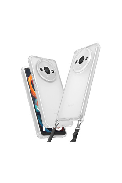 Twin Store حافظة ريدمي A3 4G حافظة سيليكون بنتا - شفافة