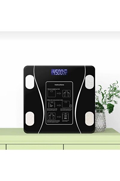 BY AKKAYA Hasuba Akıllı Dijital Vücut Analiz Tartısı-Yağ,Kas,Su Oranı Ve Bmı ...