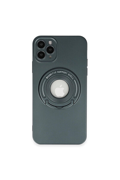 Twin Store حافظة آيفون 12 غطاء لوكا ماغنيتكسيف - أخضر غامق