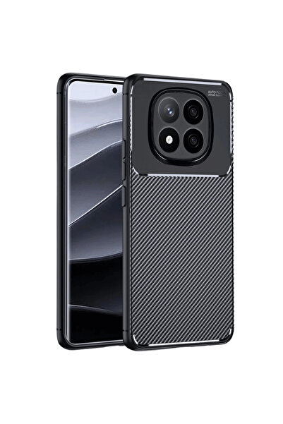 Twin Store غطاء حماية ريدمي نوت 14 بتركيز تلقائي من الكربون - أسود