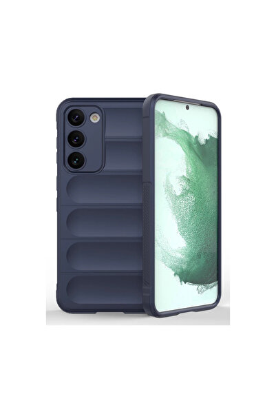 Najmaddin حافظة سامسونج جالاكسي S23 بلس من السيليكون الأمثل - أزرق داكن