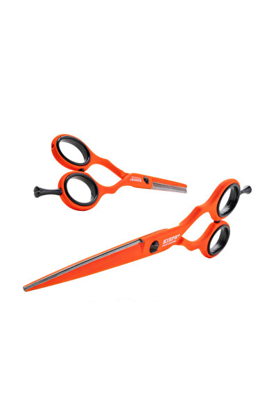 Kiepe Σετ 2 ψαλιδιών κοπής και αραίωσης Mangoo 5,5 ιντσών (ατσάλι 420)