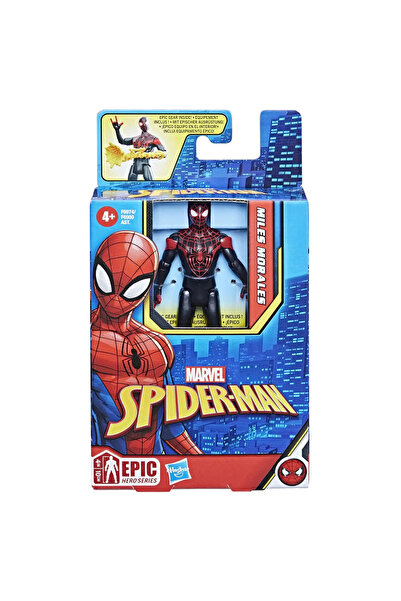 Marvel Spider-Man SPIDERMAN EPIC HERO FIGURE MILES MORALES 10CM