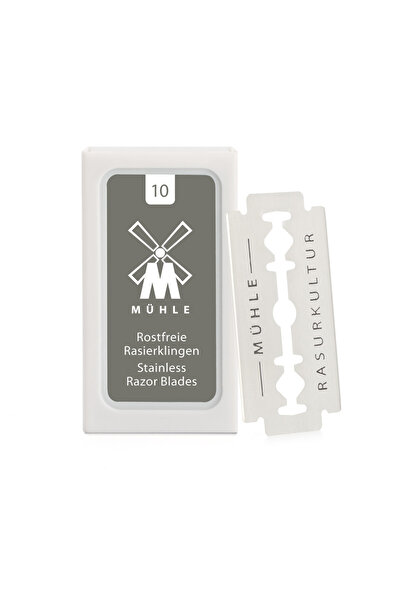 Muehle rezerve de lame de ras cu două muchii, set de 10