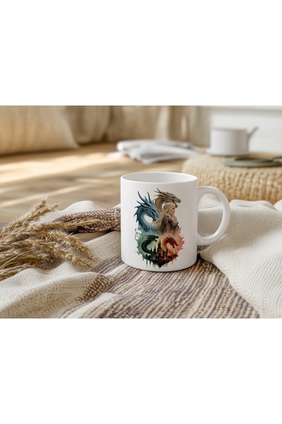Beramussa Game of Thrones Ejderhalar Kupa Bardak – Daenerys Targaryen Severle...