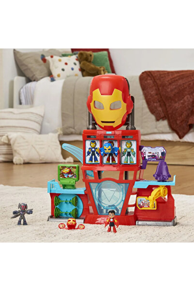 IRON MAN Marvel and His Amazing Friends Playset (Iron Quarters)