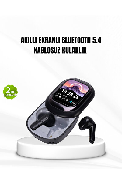 UCUZTEKNO Bluetooth 5.4 Kulaklık – Gürültü Engelleme ve Akıllı Ekranlı Şarj K...