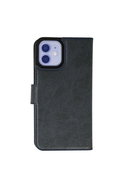 Twin Store iPhone 12 Case S Flip Cover Case - Navy Blue