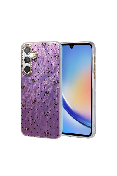 Twin Store غطاء حماية لهاتف Galaxy A34 5G بنمط مرآة - نمط 2