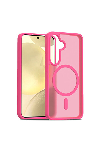 Twin Store غطاء جالاكسي إس 25 جوتا ماج سيف - وردي