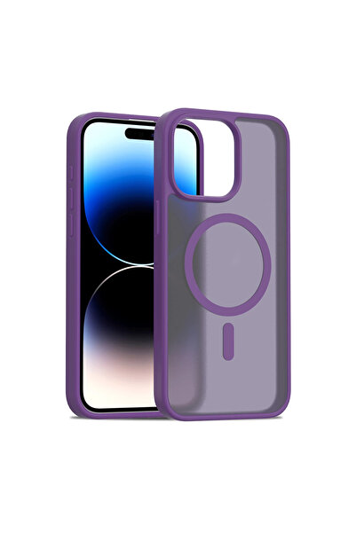 Twin Store غطاء آيفون 15 جوتا ماج سيف - بنفسجي غامق