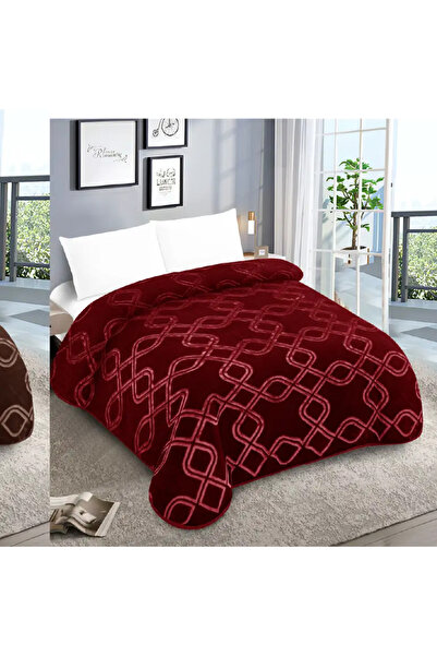 NİCE Blanket - Red Maroon, 5 kg, Double, 200x240 cm