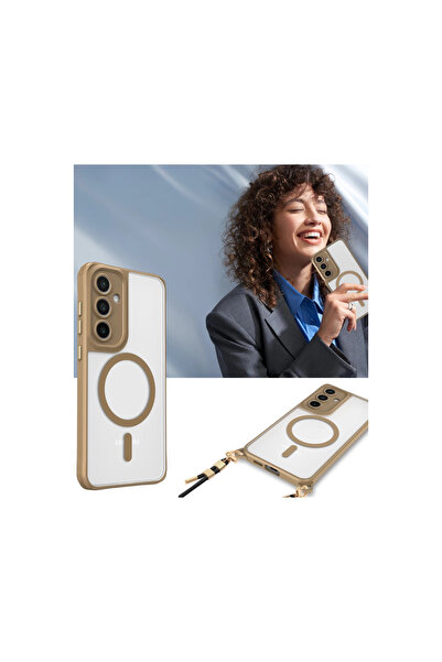 NexGen Samsung Galaxy S23 Fe Case Enka Magsafe Silicone Case - Transparent