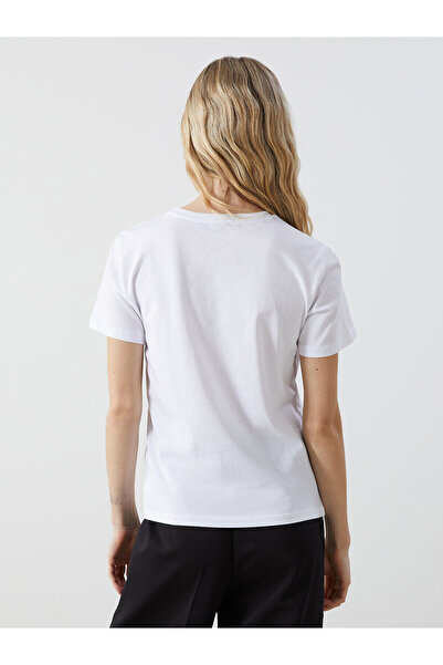 LC Waikiki New Season Crew Neck Ataturk Signature B Printed Women's T-Shirt